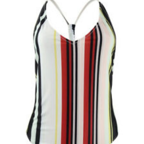 Volcom Earn UR Stripes Racerback Swimsuit - Picture 3 of 8